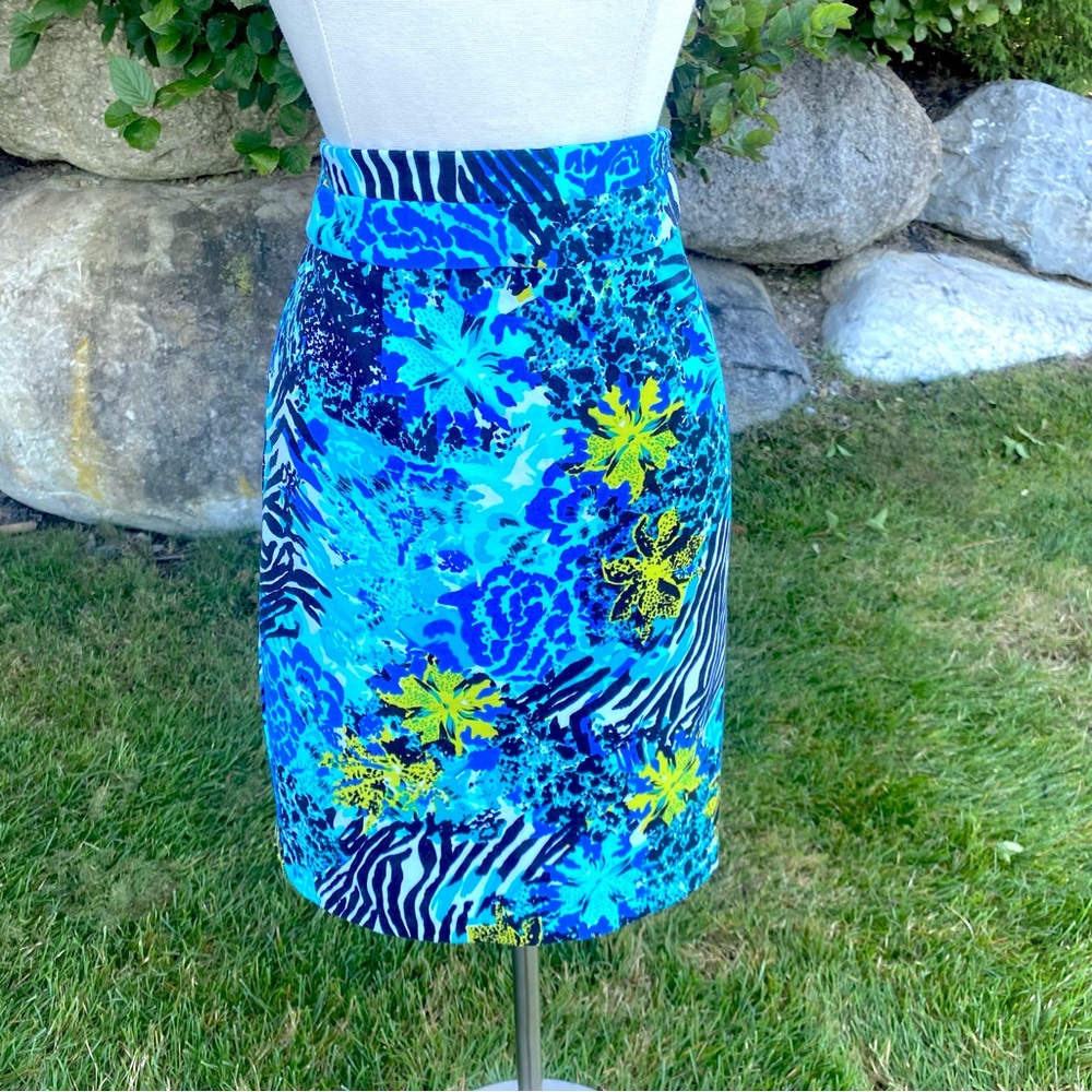 Grace Elements Colorful Pencil Skirt - Picture 3 of 12